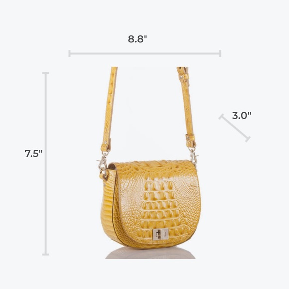 Coming up! Brahmin Mini Sonny Crossbody in SAFFRON 💛 - Picture 6 of 6